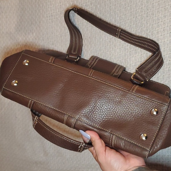 Coach Brown Satchel Bag - Picture 7 of 8